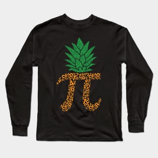 Happy Pi Day Mathematic Math Teacher Gifts Leopard Rainbow Long Sleeve T-Shirt